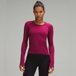 LULULEMON Swiftly Tech Long Sleeve 2.0 in Deep Luxe